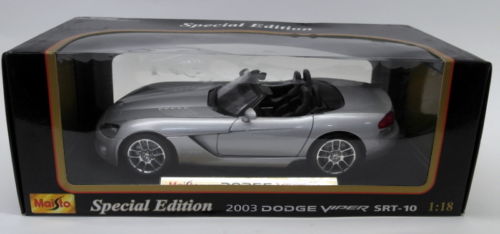 1:18 Maisto Dodge Viper '03 SRT-10 Convertible