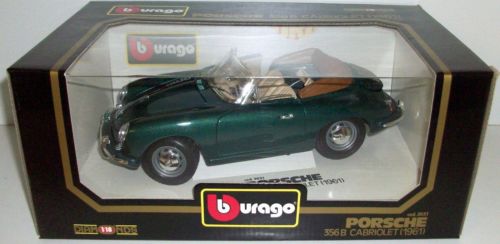 1:18 Bburago Porsche 356B Cabrio '61 – Cameron's Model Cars