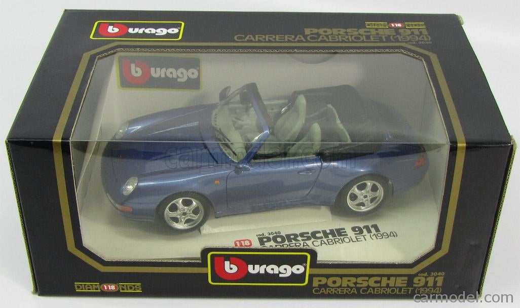 1:18 Bburago Porsche 911 Carrera Cabrio '94 – Cameron's
