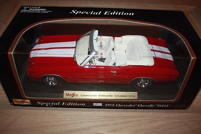 1:18 Maisto Chevy Chevelle '72 SS454 Convertible