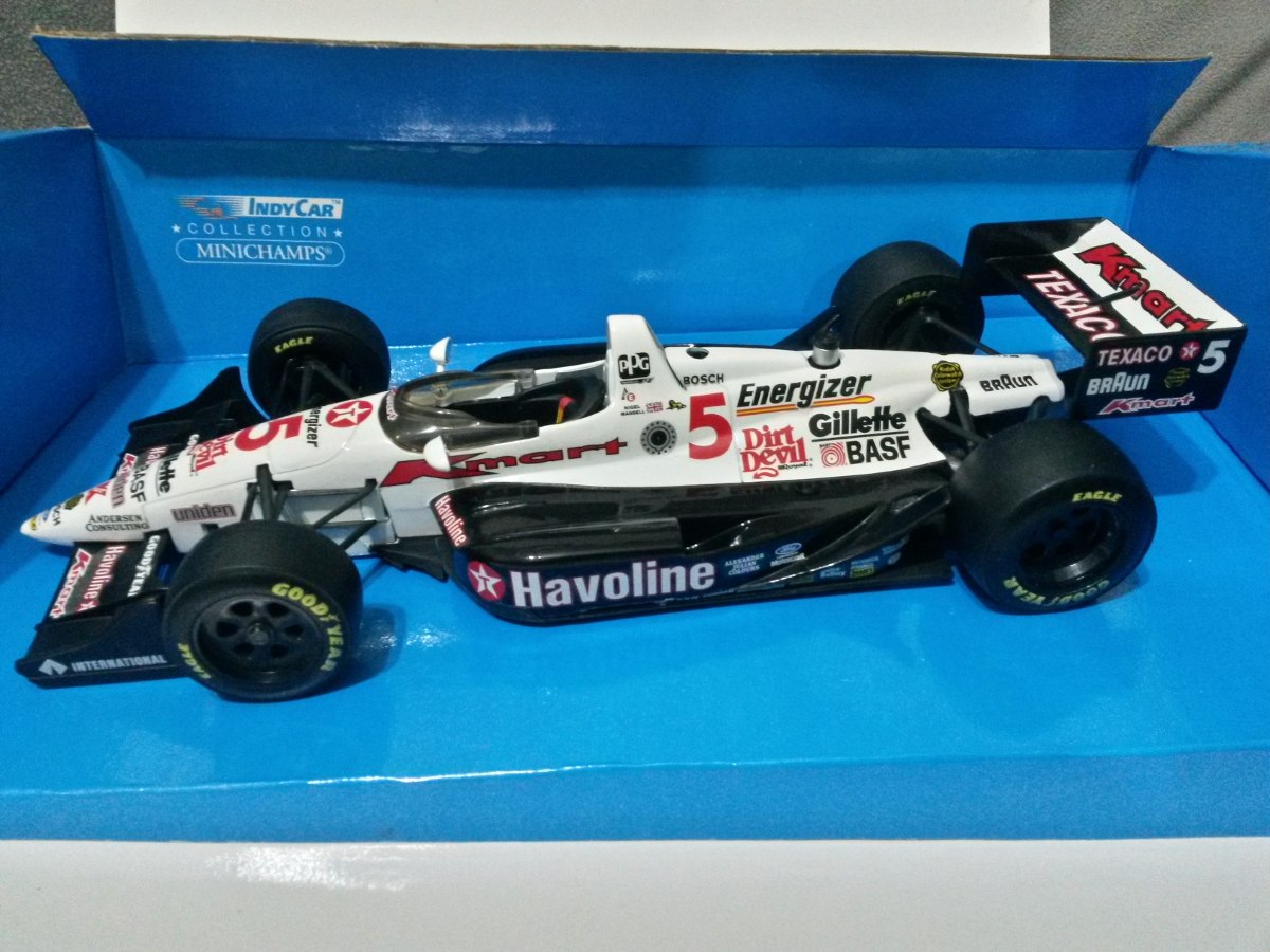 1:18 Minichamps Lola Ford #5 Newman-Haas Racing Mansell 'Kmart' Road Course Setup
