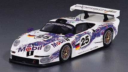 UT Models Limited 1996 Porsche 911 GT 1 1:18 Scale Diecast Model Car White