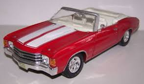 1:18 Maisto Chevy Chevelle '72 SS454 Convertible – Cameron's Model