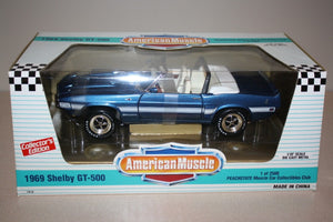 1:18 Ertl Ford Mustang '69 Shelby GT 500 Convertible Peachstate Collectibles GMP Limited Edition 1/2500