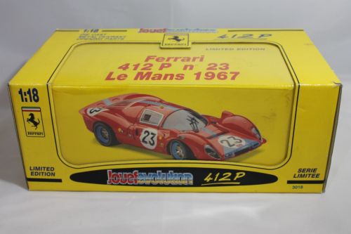 JOUEF EVOLUTION 1:18 FERRARI 412P N.A.R.T. Le Mans 1967 Die-Cast NIB 3024 Rare JOUEF EVOLUTION 1:18 FERRARI 412P N.A.R.T. Le Mans 1967 Die-Cast NIB 3024 Rare