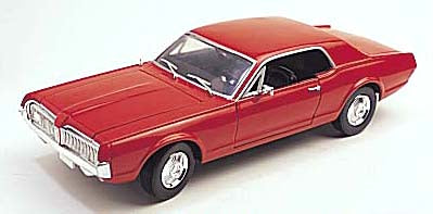 Store Sun Star 67’ Mercury Cougar XRZ No. 1542 1/18 Scale Diecast Rare