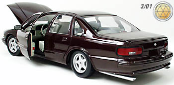 UT models Chevrolet Impala マルーン 1/18 1:18 UT Models Chevy Impala SS ('96) – Cameron's Model Cars